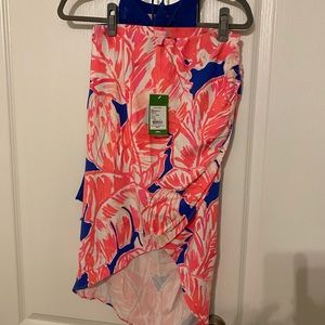 Lilly Pulitzer Roxy crop top and Maxi skirt